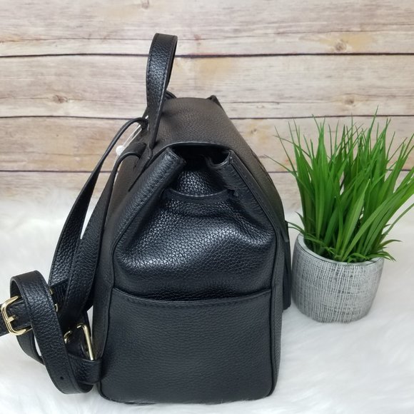 Tory Burch Thea Mini Backpack Black New Leather main image 9
